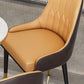 Glam Metal Dining Room Chair Armless Parsons Chair for Restaurant Use Clearhalo ' kitchen&dining_furn' 'Dining Chairs' 'Dining Tables & Seating' 'dining_chair' 'furn' 'furn_dining_chair' 'Furniture' 'furniture_dining_chair' 'Kitchen & Dining Furniture' 'kitchen' 1200x1200_ee9138c4-e437-4f7f-b582-28c60399f964