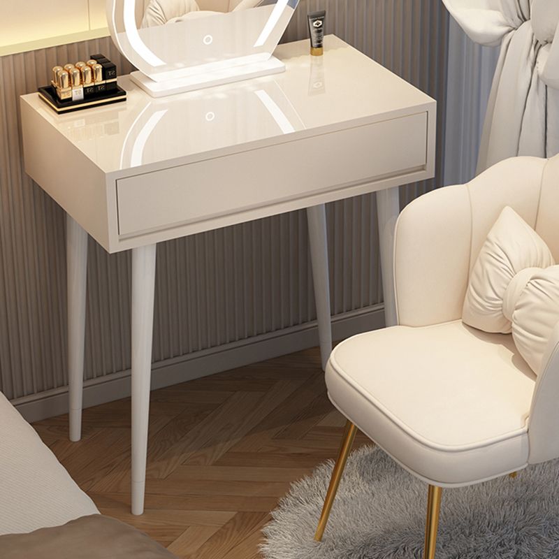 Contemporary Wooden Make-up Vanity in Grey/White With Drawer