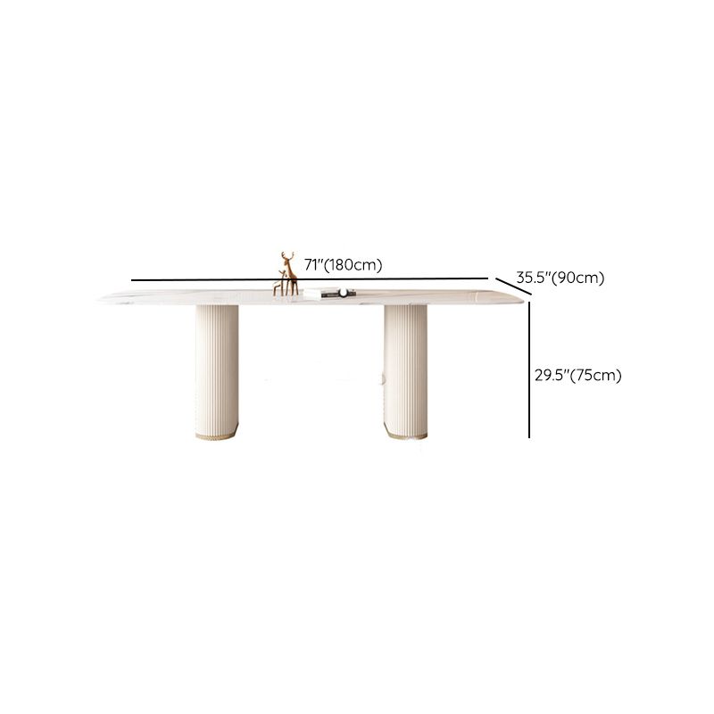 1/4/5/7 pezzi Set da pranzo mobili da pranzo in pietra per sala da pranzo