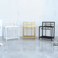 1 Shelf Glam Nightstand Metal Legs Included Night Table Open Storage ,23.6" Tall Clearhalo 'Bedroom Furniture' 'furn' 'furn_night_stand' 'Furniture' 'night_stand' 'Nightstands' 1200x1200_ee985905-58fc-48b7-a2d4-dc48c52cd3d3