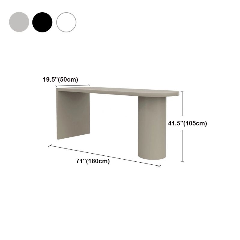 Modern Solid Wood Specialty Bar Table Double Pedestal Bistro Table for Kitchen Clearhalo 'Bar Furniture' 'Bar Tables' 'bar_tables' 'Dining Tables & Seating' 'Dining Tables' 'dining_table' 'furn' 'furn_dining_table' 'Furniture' 'furniture_bar_tables' 'Kitchen & Dining Furniture' 1200x1200_ee9c1fc0-fa4d-4a82-966f-045cd3072f13
