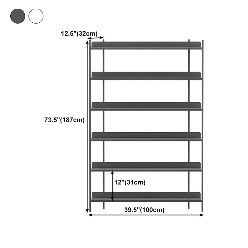 12.60 "W boekenkast hedendaagse stijl open back -boekenplank voor thuiskantoor