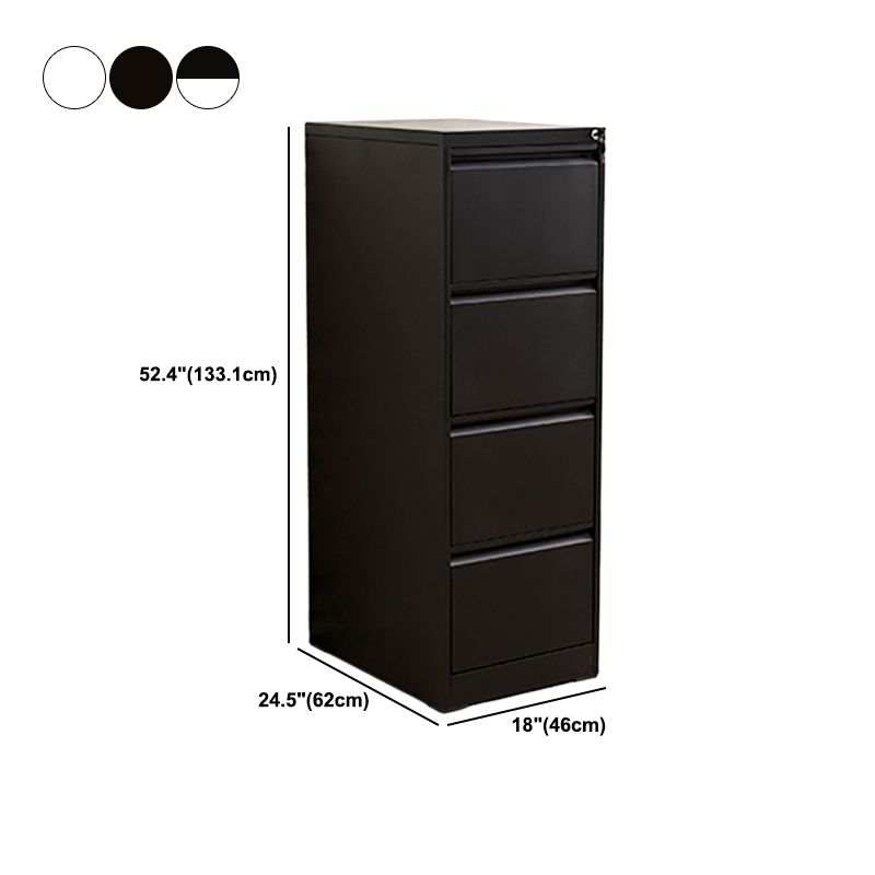 Fireproof File Cabinet Vertical Metal Contemporary File Cabinet with Locking Drawers Clearhalo 'Filing Cabinets' 'filling_cabinets' 'furn' 'furn_filling_cabinets' 'Furniture' 'Office Furniture' 1200x1200_ee9f8f1d-beaf-49c3-a199-e87a8314ffd5