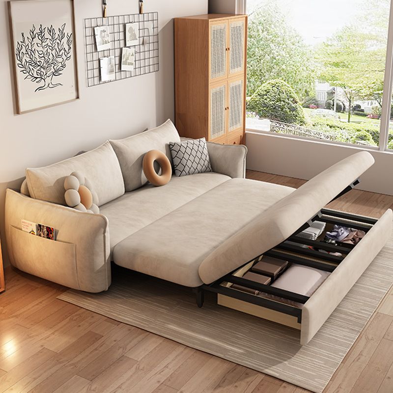 Divano per dormiente futon scandinavo divano convertibile bianco per soggiorno