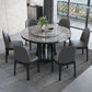 Modern Sintered Stone Table Pedestal Dining Table for Dining Room