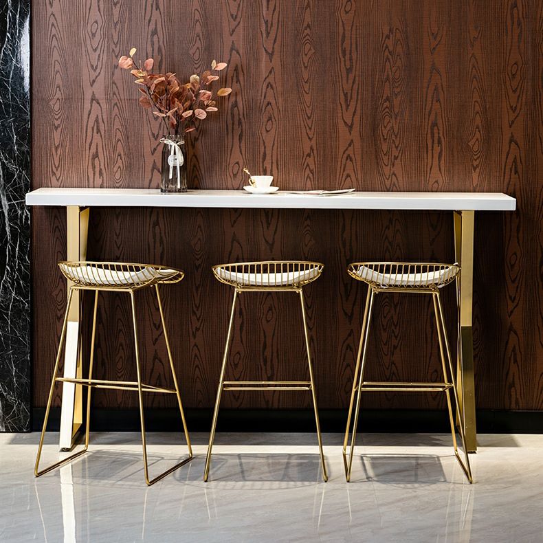 Glam Low Back Dining Stools Armless Bar Stools with Footrest Clearhalo 'Bar Furniture' 'Bar Stools' 'bar_stools' 'furn' 'furn_bar_stools' 'Furniture' 'Kitchen & Dining Furniture' 1200x1200_eea17fb1-ecbf-487b-98a0-1c03b62c6ccc