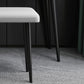 Tabouret de maquillage de vanité en pierre moderne ensemble tabouret gris
