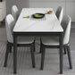 Modern Sintered Stone Dining Table Rectangular Table with Wood Four-leg Clearhalo ' dining_table' 'Dining Tables & Seating' 'Dining Tables' 'furn' 'furn_dining_table' 'Furniture' 'furniture_dining_table' 'Kitchen & Dining Furniture' 'kitchen&dining_furn' 'kitchen' 'kitchen_dining_table' 1200x1200_eea2ecea-dfb7-4cbc-b1d5-aae485fd6fe4