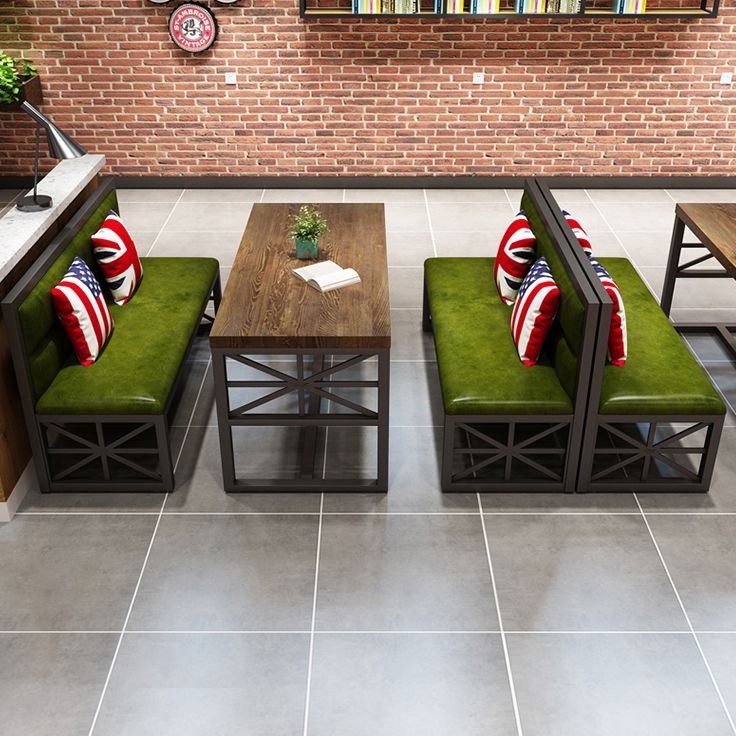 Industrial Solid Wood Dining Table Brown Rectangle Table with Black Frame for Dinning Room Clearhalo ' dining_table' 'Dining Tables & Seating' 'Dining Tables' 'furn' 'furn_dining_table' 'Furniture' 'furniture_dining_table' 'Kitchen & Dining Furniture' 'kitchen&dining_furn' 'kitchen' 'kitchen_dining_table' 1200x1200_eea5b2d1-b0d1-4287-bdcc-68b1a3df234b