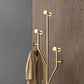Glam metallic Hall Tree Hooks Design Rack voor woonkamer