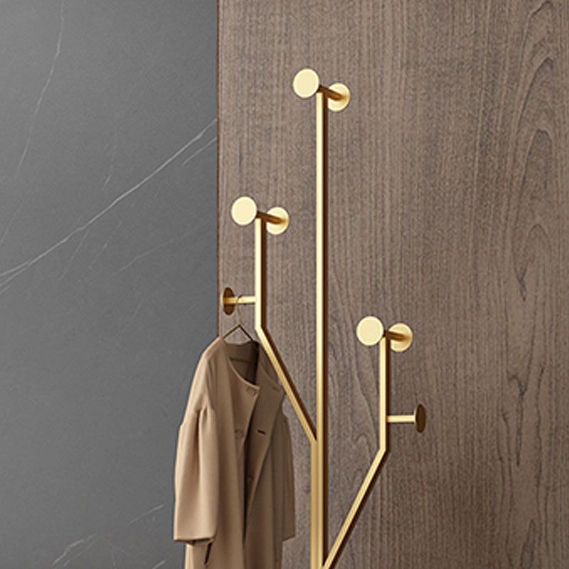 Glam metallic Hall Tree Hooks Design Rack voor woonkamer