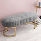 Glam Velvet Foam Bench Solid Color Bench with Legs for Bedroom Clearhalo 'Benches' 'Chairs & Seating' 'furn' 'furn_benches' 'Furniture' 'Living Room Furniture' 1200x1200_eea74eca-ca94-484e-a970-da80d9e32b44
