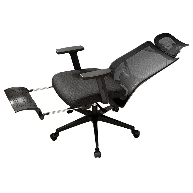 Ergonomic Mesh Task Chair Adjustable Arms with Footrest Office Chair Clearhalo 'furn' 'furn_office_chair' 'Furniture' 'Office Chairs' 'Office Furniture' 'office_chair' 1200x1200_eeaa3b05-0584-4ac9-87c6-1ff2e9f68ddc