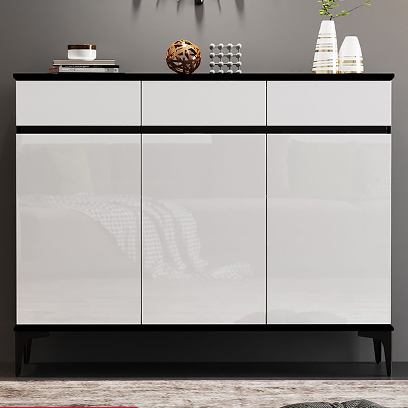 Moderno moderno moderno 39,4 "2/34 - cassetto grigio e nero armadio