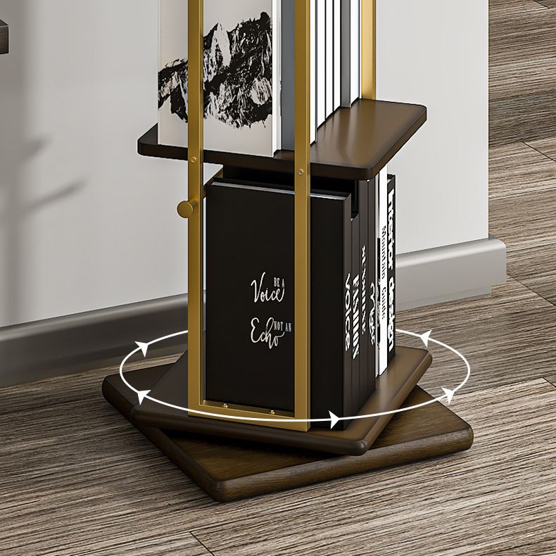 Modern Style Metal Bookshelf Open Back Bookcase for Home Office