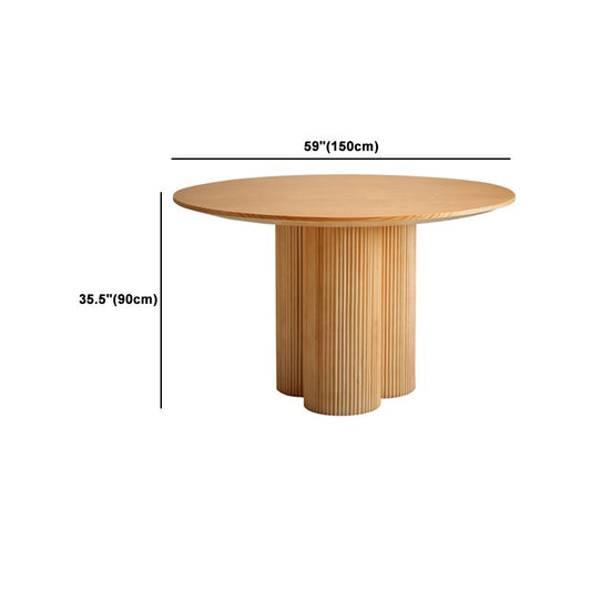 Contemporary Dining Set 1/2/5/7 Pcs Solid Wood Dining Table and Chairs Clearhalo 'Dining Room Sets' 'Dining Tables & Seating' 'dining_room_set' 'furn' 'furn_dining_room_set' 'Furniture' 'Kitchen & Dining Furniture' 1200x1200_eeac7ff5-2ead-4fd1-af75-59bca75d5e71