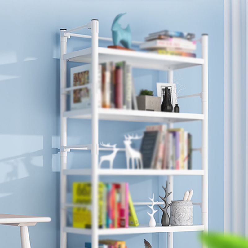 Open Etagere Bookshelf Contemporary Vertical Bookshelf with Caster Wheels Clearhalo 'Bookcases' 'furn' 'furn_bookcases' 'Furniture' 'furniture_bookcases' 'kitchen' 'kitchen_bookcases' 'Living Room Furniture' 'Office Furniture' 1200x1200_eeb0a65c-f8c6-496b-8440-5e00a69f3773