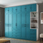Manufactured Wood Blue Storage Cabinet Coastal Cabinet with Hinged Door Clearhalo 'Armoires & Wardrobes' 'armoires_wardrobes' 'Bedroom Furniture' 'furn' 'furn_armoires_wardrobes' 'Furniture' 1200x1200_eeb19487-0368-4994-bfeb-2e436015c32b