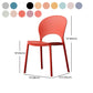 Contemporary Stacking Open Side Chair Matte Finish Home Dining Chair Clearhalo 'Dining Chairs' 'Dining Tables & Seating' 'dining_chair' 'furn' 'furn_dining_chair' 'Furniture' 'furniture_dining_chair' 'Kitchen & Dining Furniture' 1200x1200_eeb1b0cc-d102-42ba-b0c8-cf933d66aef4