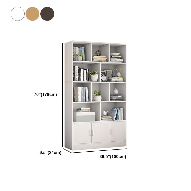 9.45" Wide Matte Finish Bookshelf Wood Standard Shelf Bookcase for Bedroom Clearhalo 'Bookcases' 'furn' 'furn_bookcases' 'Furniture' 'Office Furniture' 1200x1200_eeb2d7a3-7268-476d-b329-118029181bf3