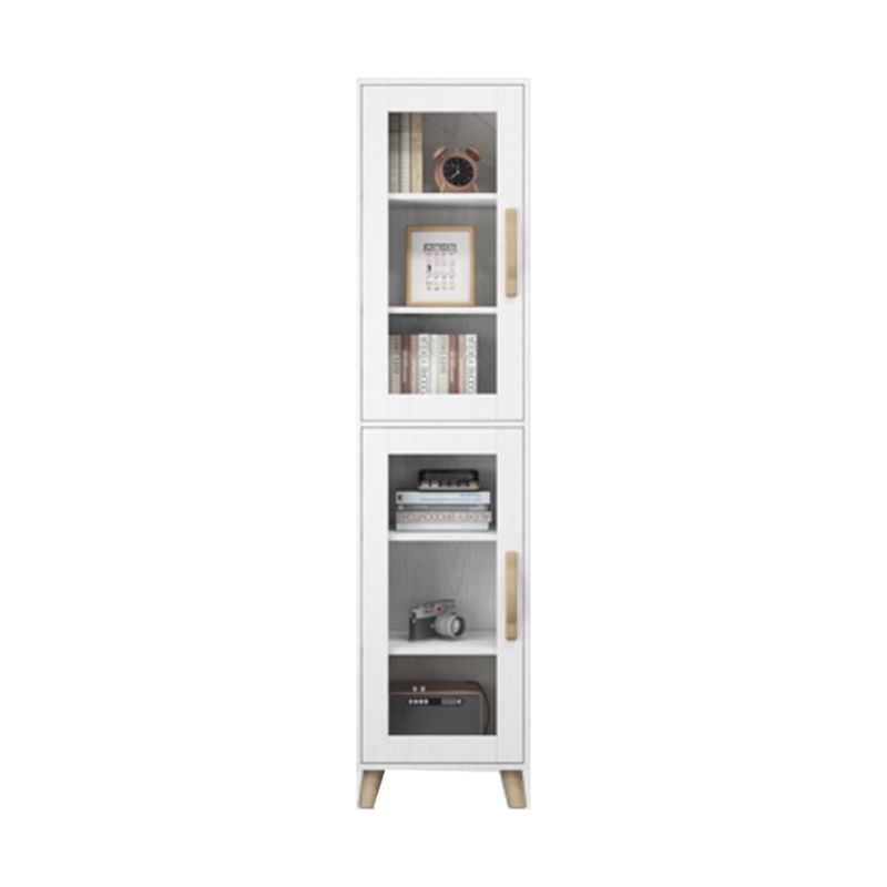 Engineered Wood Standard Bookshelf Modern White Bookcase with Shelves Clearhalo 'Bookcases' 'furn' 'furn_bookcases' 'Furniture' 'Office Furniture' 1200x1200_eeb4e0be-6ab0-4dac-a74a-a5c0665b97b4