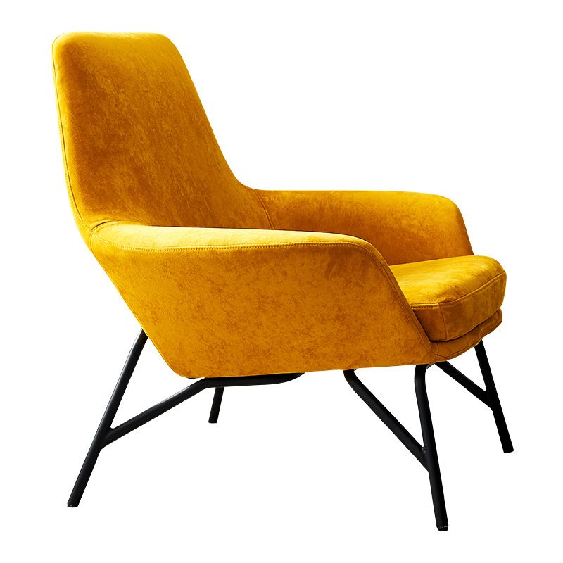 Contemporary 27.56" W Flared Arms Armchair with MW Base for Living Room Clearhalo 'Accent Chairs' 'accent_chairs' 'Chairs & Seating' 'furn' 'furn_accent_chairs' 'Furniture' 'Living Room Furniture' 1200x1200_eeb5ae4a-79d1-4ca2-b0d5-c4e9a88af686