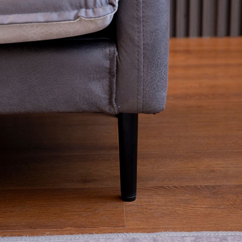 30,70 "H. divano a braccio quadrato in legno massiccio con due cuscini