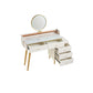 Glam Bedroom Makeup Vanity Desk Wooden Vanity Dressing Table
