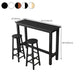 Industrial Bar Table Rectangle Pub Table for Outdoor and Breakroom Clearhalo 'Bar Furniture' 'Bar Tables' 'bar_tables' 'furn' 'furn_bar_tables' 'Furniture' 'Kitchen & Dining Furniture' 1200x1200_eebccdc3-4f22-49c6-9947-097cc60c9c74