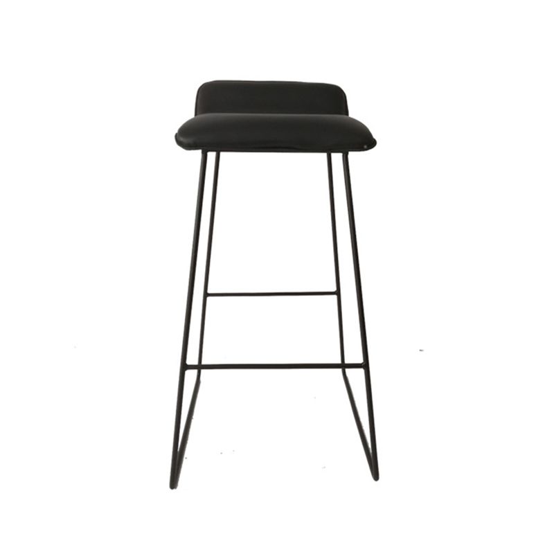 Leather Bar Stool Modern Backless Counter Stool for Home Use