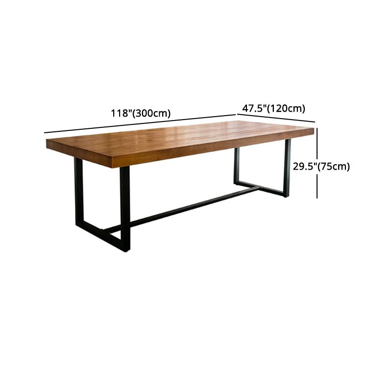 Industrial Wood Dining Room Set 1/2/7/9 Pieces Dining Furniture Set /Separate Items Clearhalo 'Dining Room Sets' 'Dining Tables & Seating' 'dining_room_set' 'furn' 'furn_dining_room_set' 'Furniture' 'furniture_dining_room_set' 'Kitchen & Dining Furniture' 'kitchen&dining_furn' 'kitchen' 1200x1200_eebe0e87-5487-43a6-82a6-71b574bec6e2