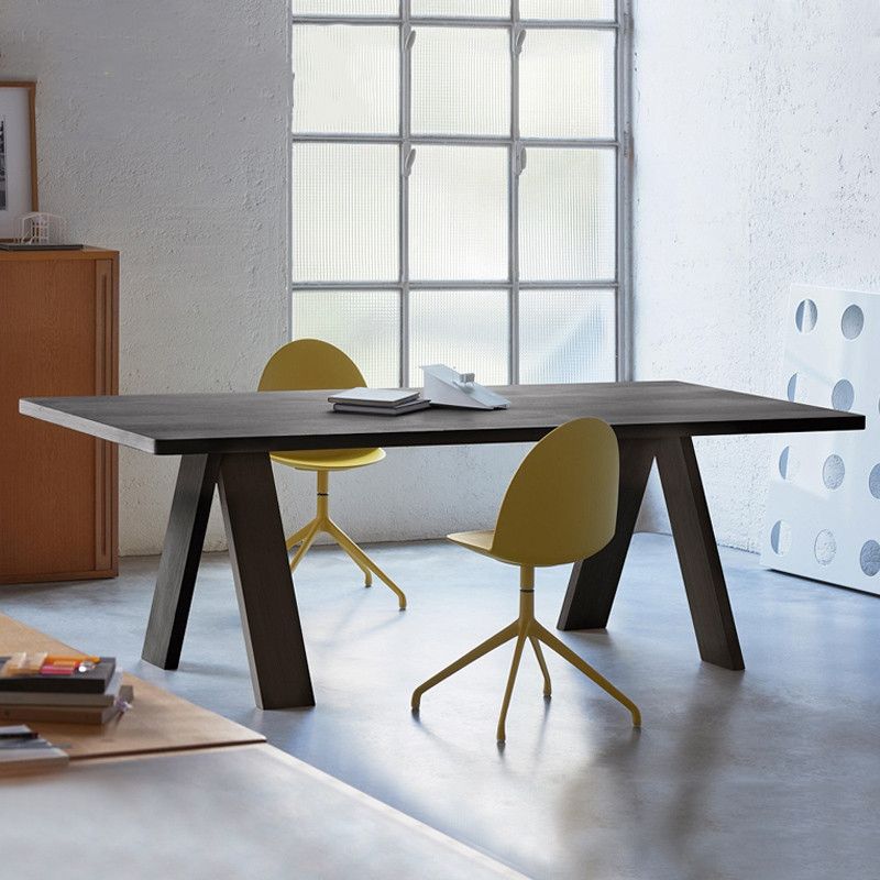 Industrial Rectangle Dining Table Pine Solid Wood Table with 4 Legs Clearhalo ' dining_table' 'Dining Tables & Seating' 'Dining Tables' 'Furniture' 'furniture_dining_table' 'Kitchen & Dining Furniture' 'kitchen&dining_furn' 'kitchen' 'kitchen_dining_table' 1200x1200_eebe8342-667f-4ee6-8ea6-e3a6e6825069