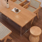 Modern 1/4/6 Pieces Dining Set Rectangle Ash Wood Dining Table for Dining Room