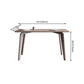 Rectangle Casual Dining Table Brown Tone Fixed Table with Ashwood Solid Wood Clearhalo ' dining_table' 'Dining Tables & Seating' 'Dining Tables' 'furn' 'furn_dining_table' 'Furniture' 'furniture_dining_table' 'Kitchen & Dining Furniture' 'kitchen&dining_furn' 'kitchen' 'kitchen_dining_table' 1200x1200_eec2e71a-7de3-4e6a-9a8f-80258ec28ceb