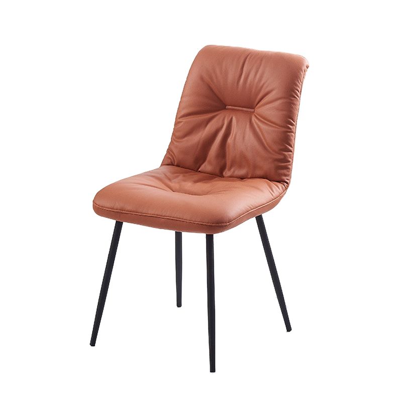 Sillas de comedor de brazo sin brazo sinux contemporáneos silla de comedor de metal para uso en el hogar