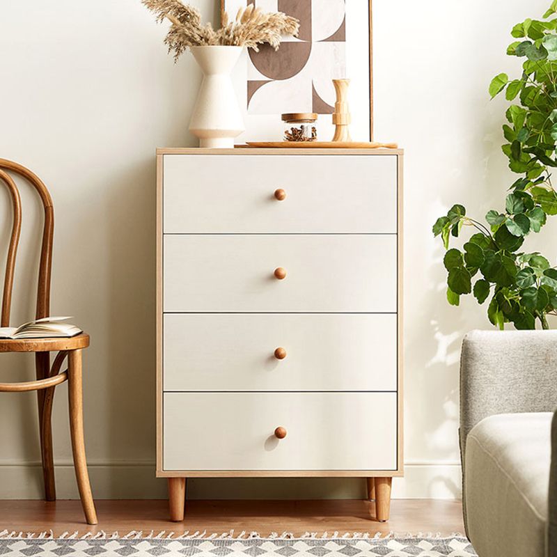 Cofre de almacenamiento de madera para dormitorio vertical con 3 / 4 / 5 cajones para lencería