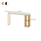 Table de barre rectangulaire de style moderne, table en pierre stockable pour le salon