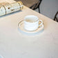 Industrial Bar Height Table White Faux Marble Top Bistro Pub Table for Patio Use Clearhalo 'Bar Furniture' 'Bar Tables' 'bar_tables' 'furn' 'furn_bar_tables' 'Furniture' 'Kitchen & Dining Furniture' 1200x1200_eec59484-a704-4997-a273-c3fef2ae2d67