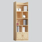 Contemporary Wooden Vertical Book Shelf Closed Back Brown Shelf Bookcase for Study Room Clearhalo 'Bookcases' 'furn' 'furn_bookcases' 'Furniture' 'Office Furniture' 1200x1200_eec67c86-90fb-44f6-9c60-60915812f75e