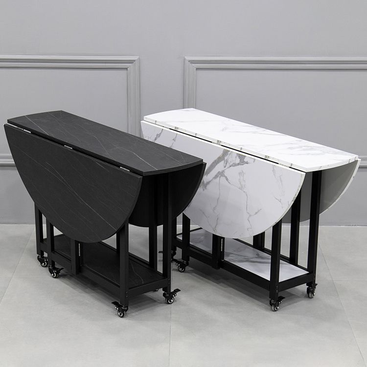 Mid-Century Round MDF Dining Table Standard Dining Table for Kitchen Clearhalo ' dining_table' 'Dining Tables & Seating' 'Dining Tables' 'furn' 'furn_dining_table' 'Furniture' 'furniture_dining_table' 'Kitchen & Dining Furniture' 'kitchen&dining_furn' 'kitchen' 'kitchen_dining_table' 1200x1200_eec691af-65b5-41d7-8abb-2ce6fef72753