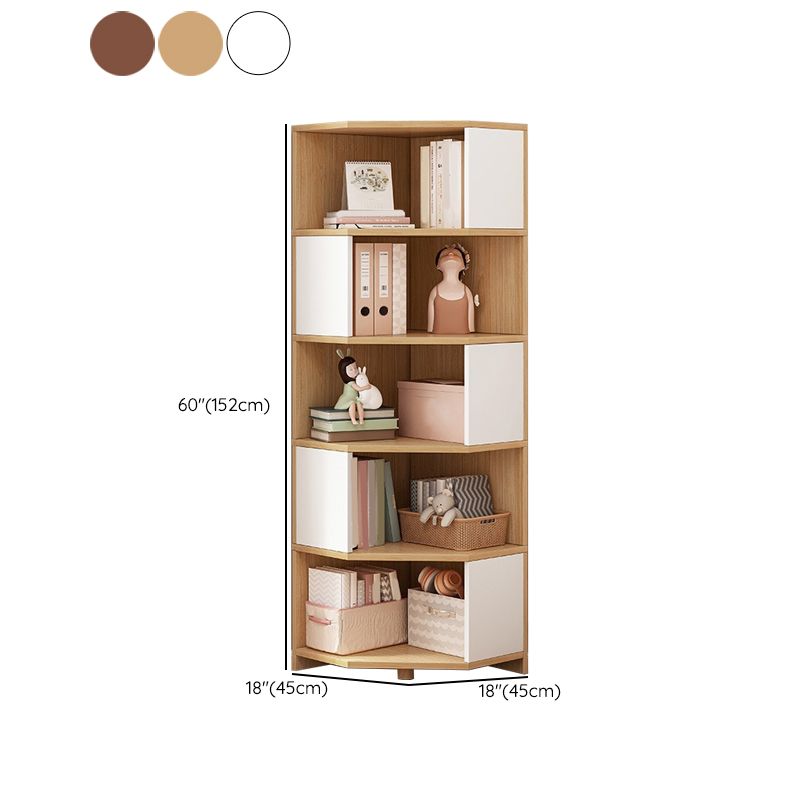 Style moderne Bouccasse en bois d'ingénierie à l'arrière fermé avec étagères avec étagères