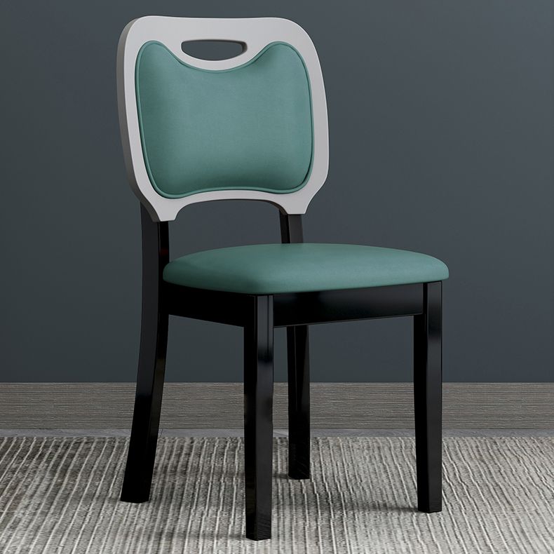 Home Contemporary Side Chair Open Back Upholstered Wood Dining Room Chair (Set of 2) Clearhalo ' kitchen&dining_furn' 'Dining Chairs' 'Dining Tables & Seating' 'dining_chair' 'furn' 'furn_dining_chair' 'Furniture' 'furniture_dining_chair' 'Kitchen & Dining Furniture' 'kitchen' 1200x1200_eec7bdcb-b060-4412-8168-0b8e5b5ec400