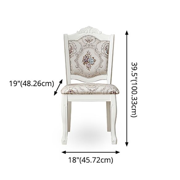 Victorian Style Dining Room Set with Rectangle Table and 4 Legs Base Dining Room Table Set Clearhalo 'Dining Room Sets' 'Dining Tables & Seating' 'dining_room_set' 'furn' 'furn_dining_room_set' 'Furniture' 'furniture_dining_room_set' 'Kitchen & Dining Furniture' 'kitchen&dining_furn' 'kitchen' 1200x1200_eecaa661-54eb-45bc-be99-4f29f315ced8