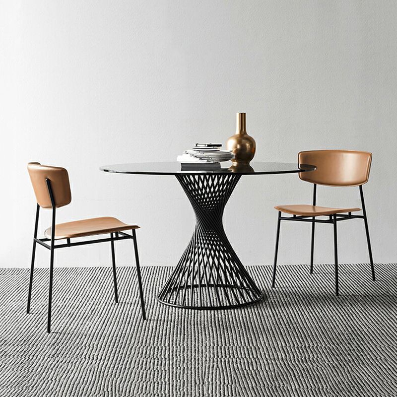 Upholstered Dining Side Chair Glam Style Dining Chair for Indoor Clearhalo 'Dining Chairs' 'Dining Tables & Seating' 'dining_chair' 'furn' 'furn_dining_chair' 'Furniture' 'furniture_dining_chair' 'Kitchen & Dining Furniture' 1200x1200_eecbb0d6-e5a6-4452-8ae8-5e8b513b61b2