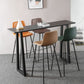 Nordic Backrest Counter Stool Iron Kitchen Bar Stool with Leather Cushion and Pedal Clearhalo 'Bar Furniture' 'Bar Stools' 'bar_stools' 'furn' 'furn_bar_stools' 'Furniture' 'furniture_bar_stools' 'Kitchen & Dining Furniture' 1200x1200_eeccff40-f296-41f7-bc81-b06db608751f