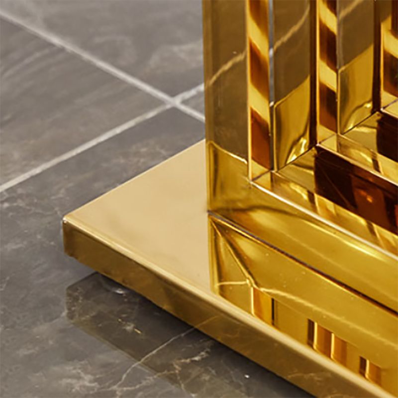 Tavolo console in marmo glam rettangolo di divani della console per hall