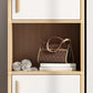 Modern Wood Freestanding Wardrobe Multifunctional Wardrobe with Hinged Door