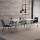 Modern White Stone Top Table Rectangle Dining Table for Kitchen Use