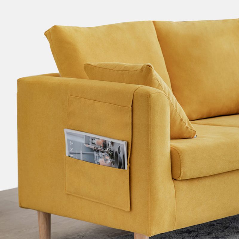 現代のタキシードアームソファリビングルーム用のバックセッピールーズバックセッピー