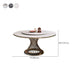 Round Turntable Dining Table Sintered Stone Dining Table for Home Clearhalo 'Dining Tables & Seating' 'Dining Tables' 'dining_table' 'furn' 'furn_dining_table' 'Furniture' 'Kitchen & Dining Furniture' 1200x1200_eed30e79-4813-4611-a594-4c7cf15b5ca5